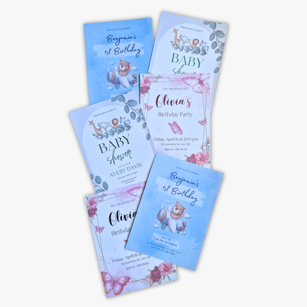 Birthday Invitations (Printed)