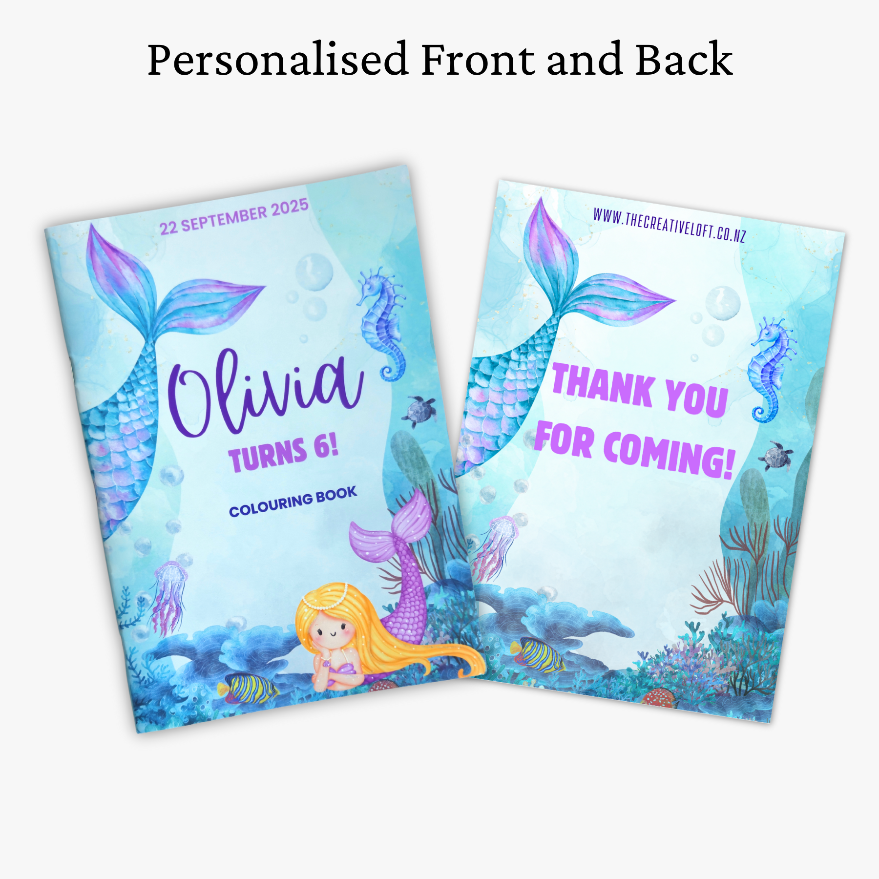 Colouring book with matching crayon or pencil box - Party Favours