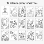 Colouring book with matching crayon or pencil box - Party Favours