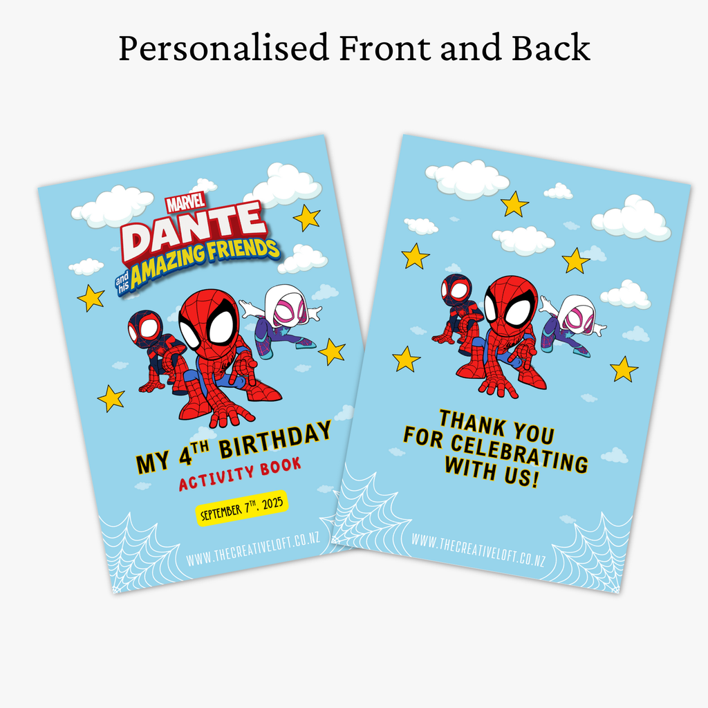 Colouring book with matching crayon or pencil box - Party Favours