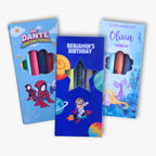 Colouring book with matching crayon or pencil box - Party Favours