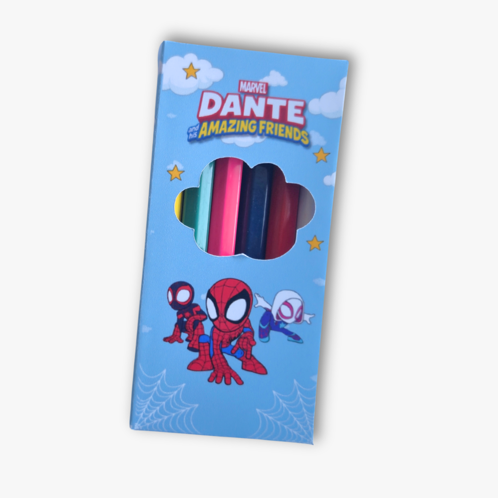 Colouring book with matching crayon or pencil box - Party Favours