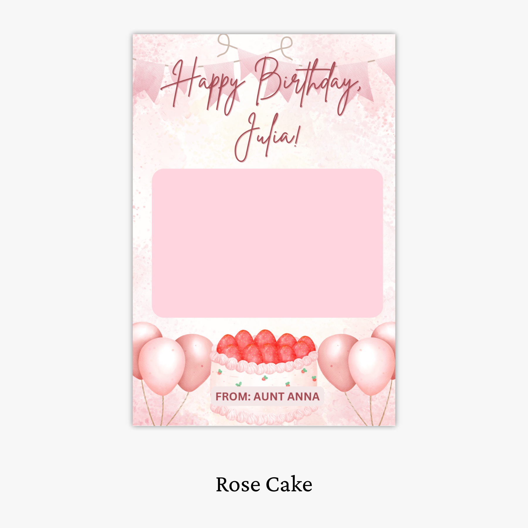 Gift Card Holder - Birthday