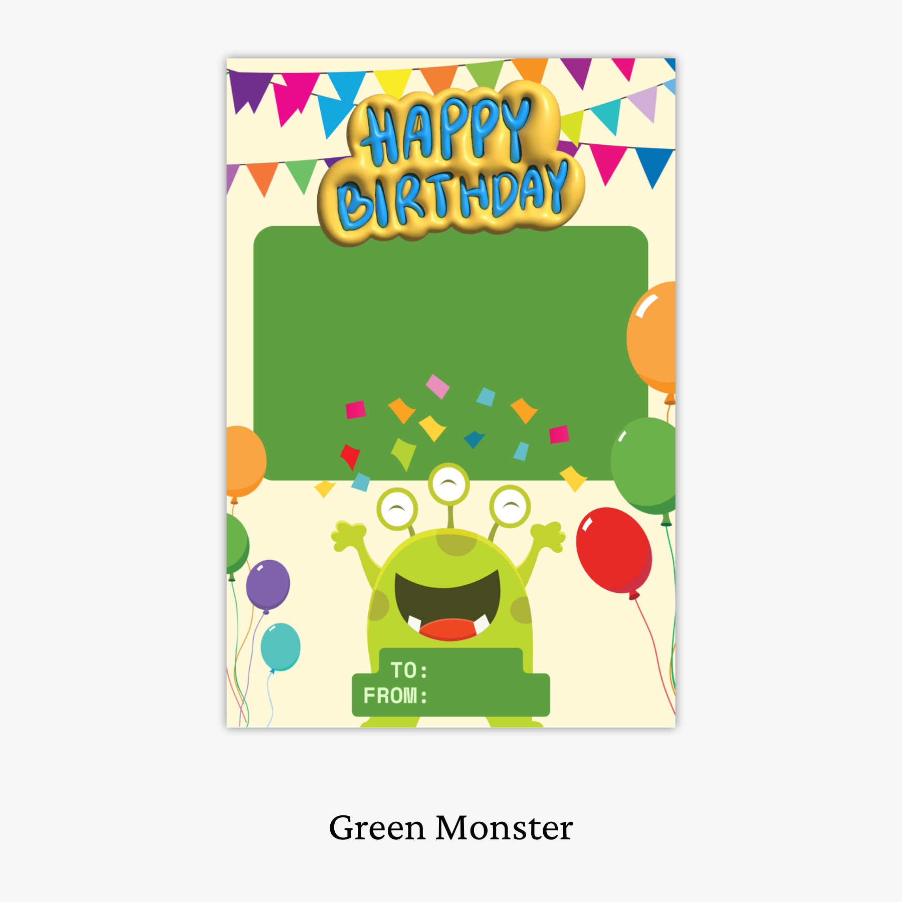 Gift Card Holder - Birthday