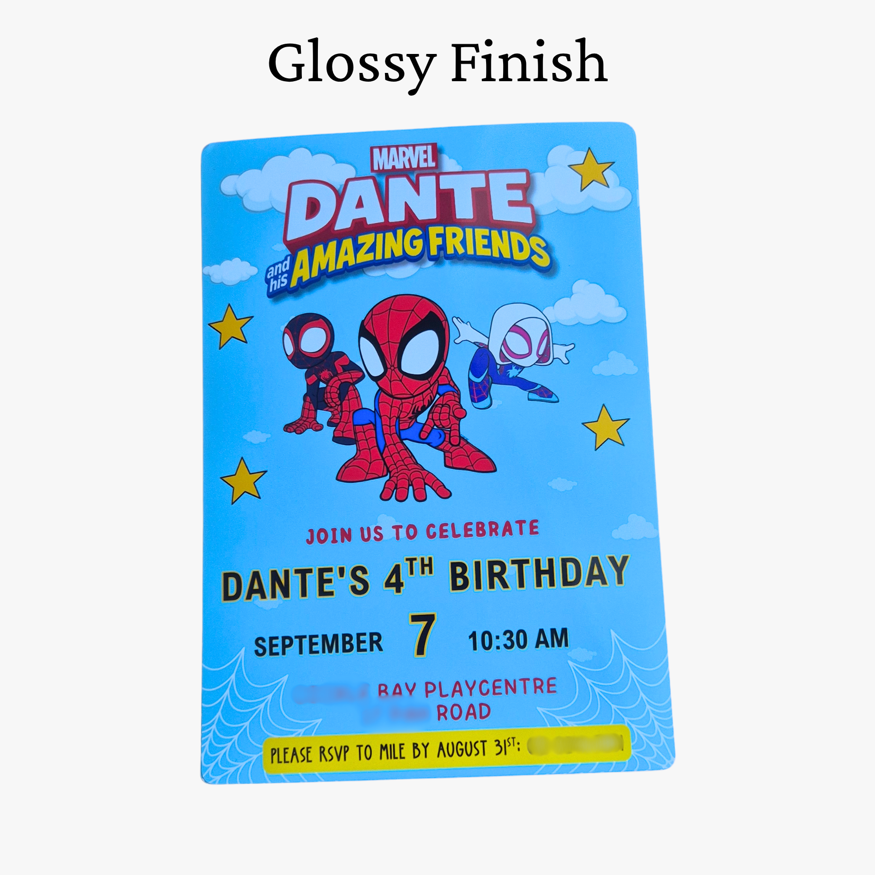 Birthday Invitations (Printed)