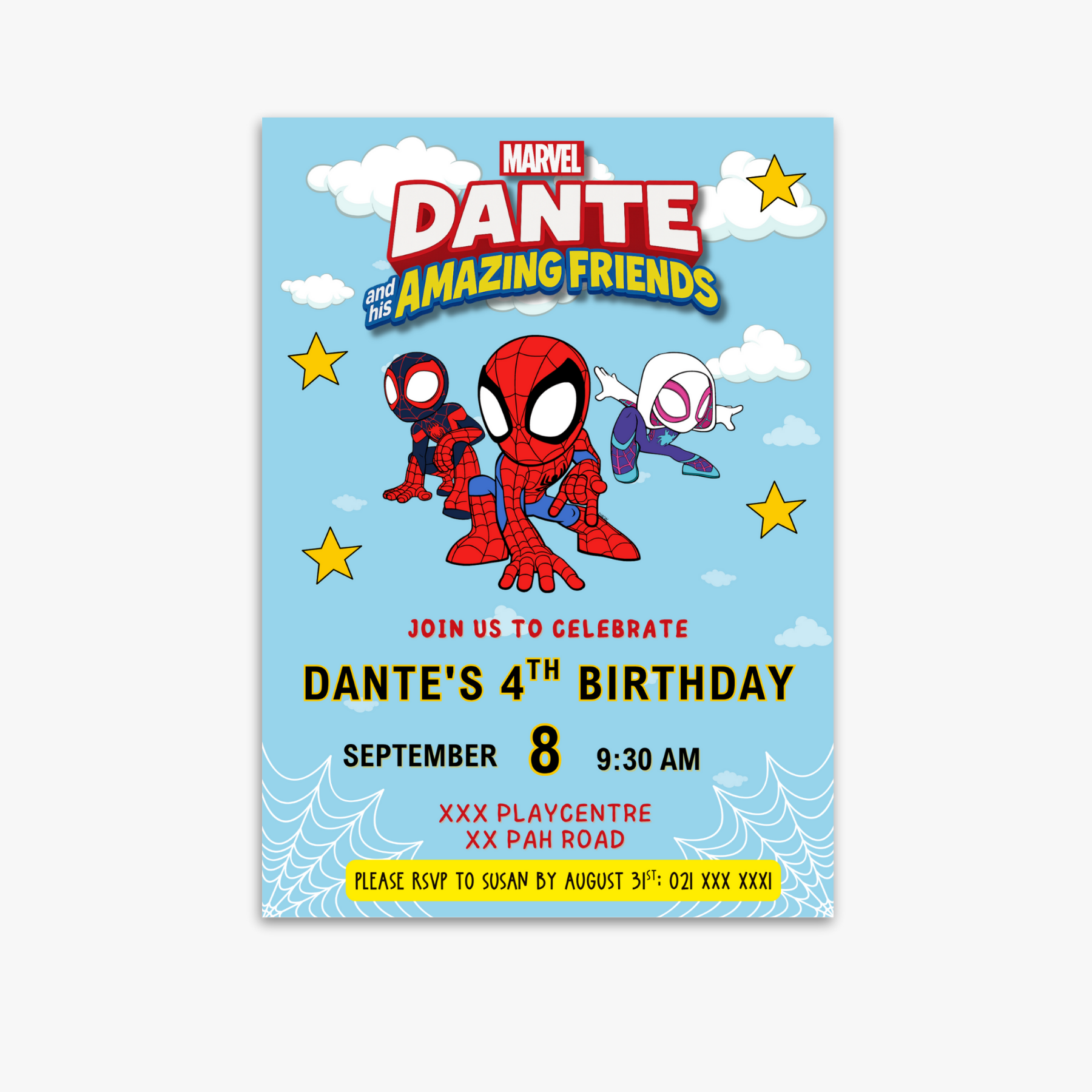 Birthday Invitations (Digital)