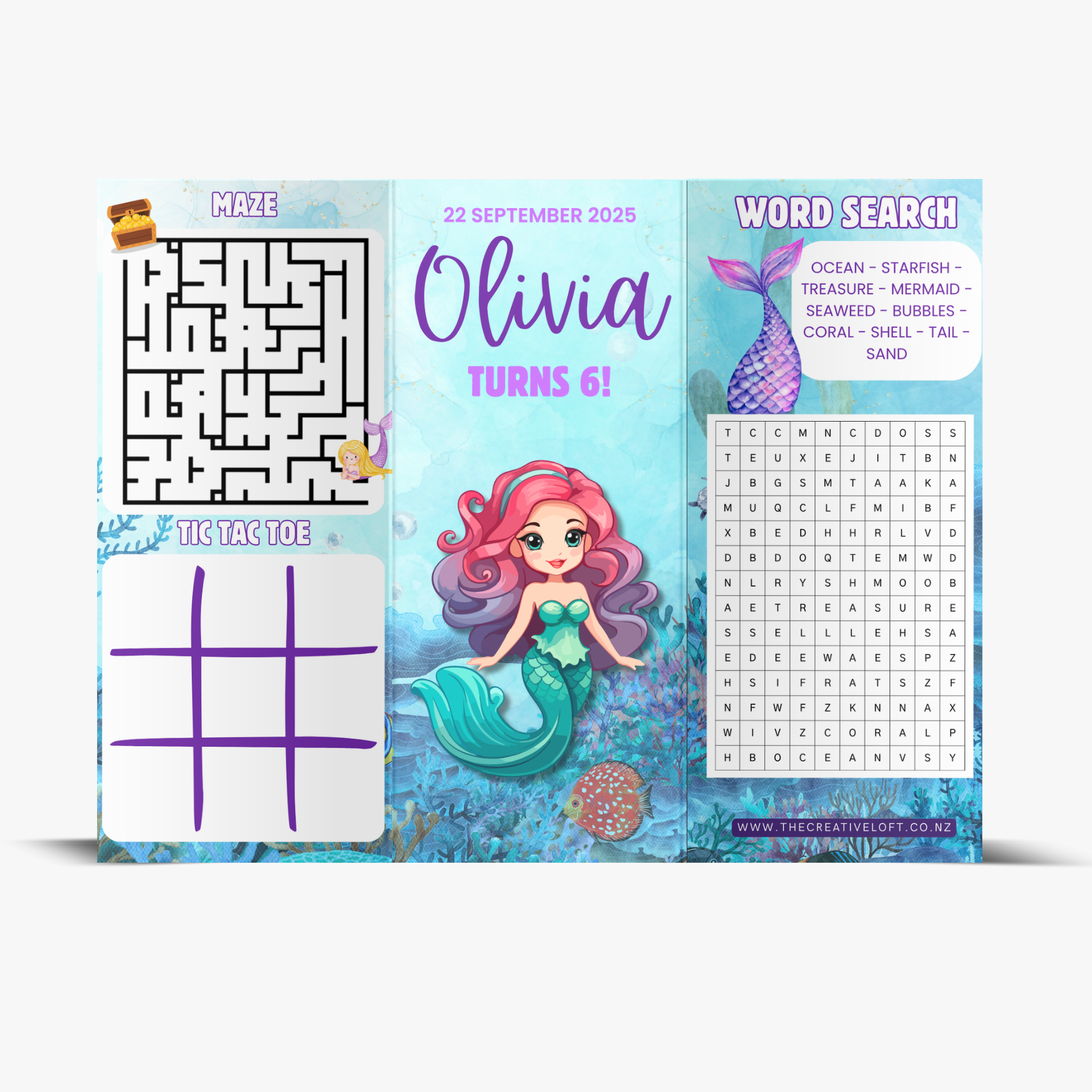 Party Favour - Trifold Activity