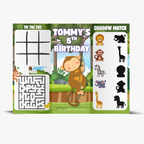 Party Favour - Trifold Activity