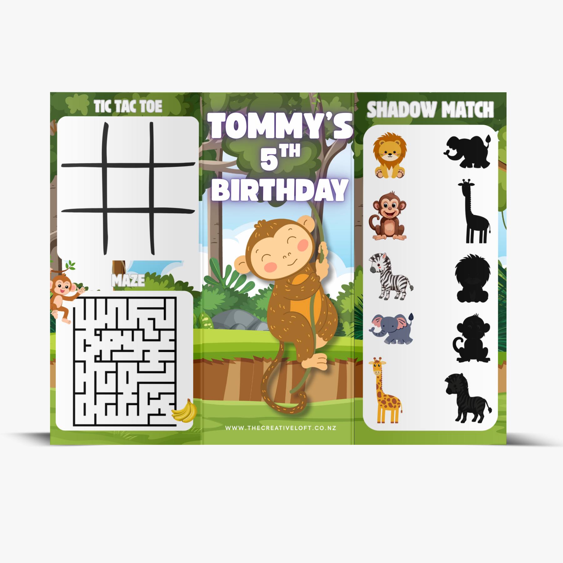 Party Favour - Trifold Activity