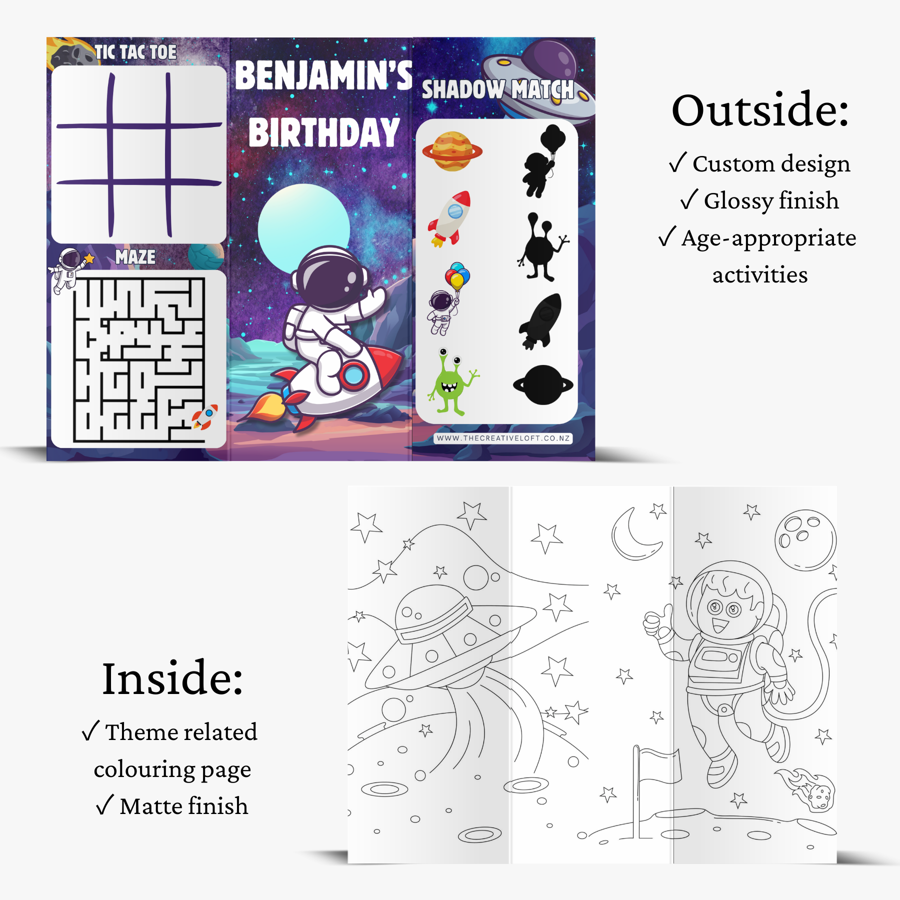 Party Favour - Trifold Activity