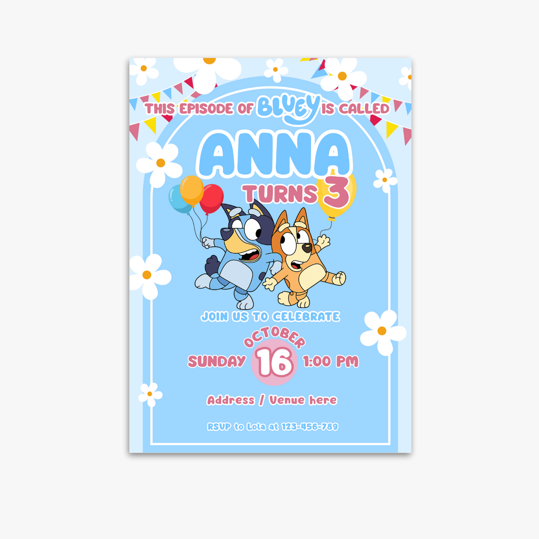 Birthday Invitations (Digital)