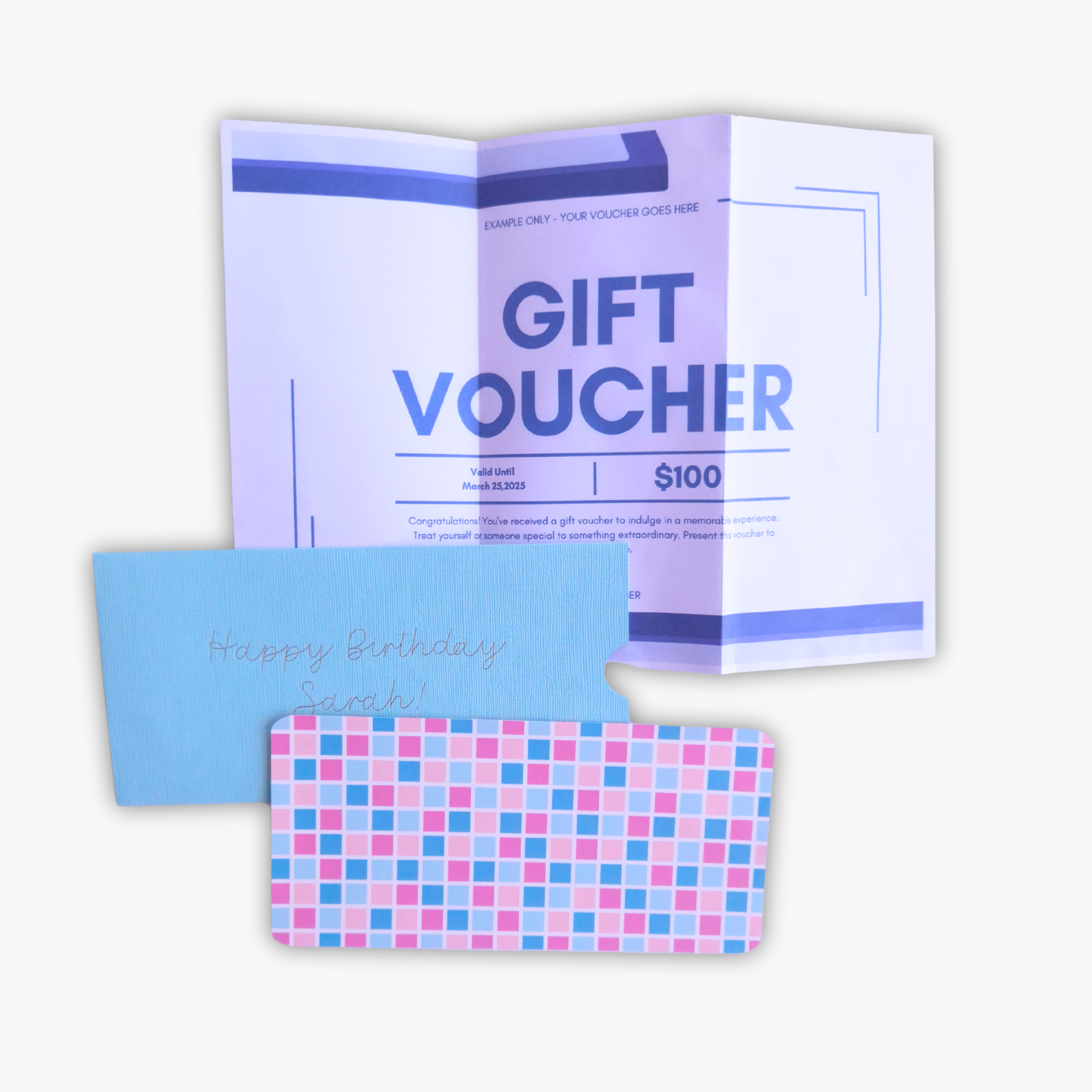 Gift Voucher Holder Envelope & Card