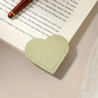 Faux Leather Corner Bookmark