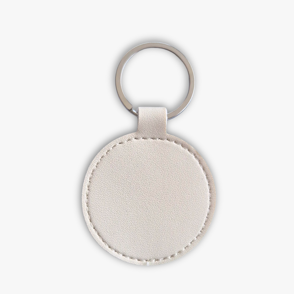 Faux Leather Keychain