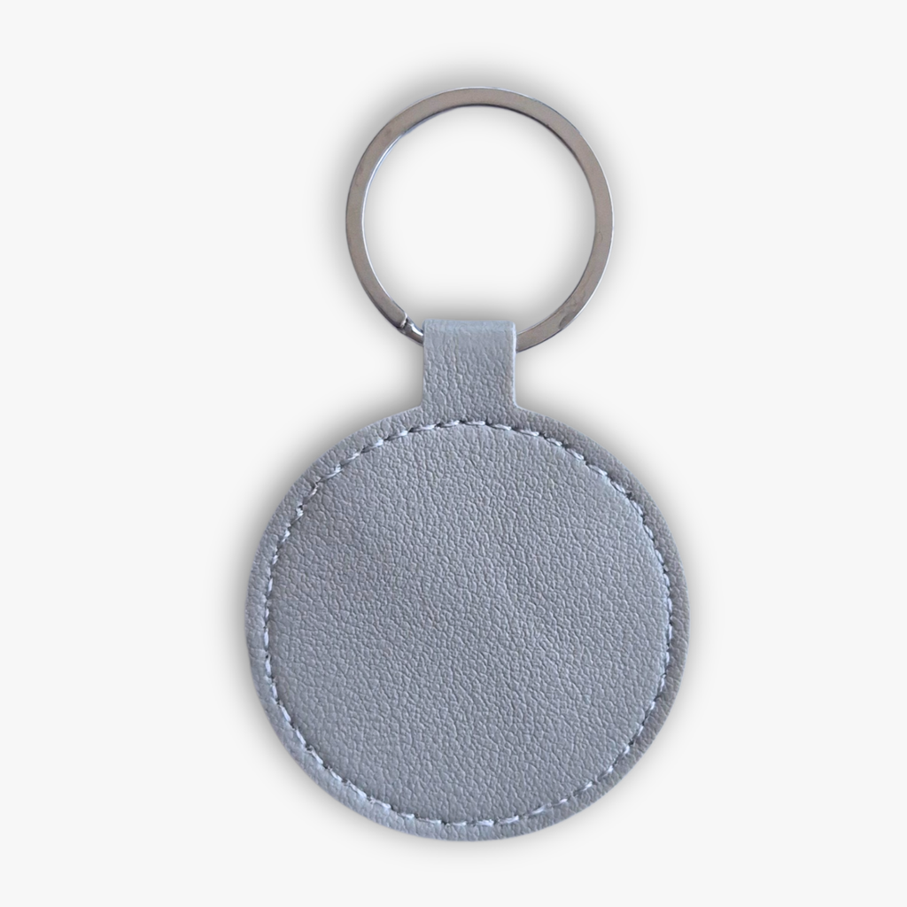Faux Leather Keychain