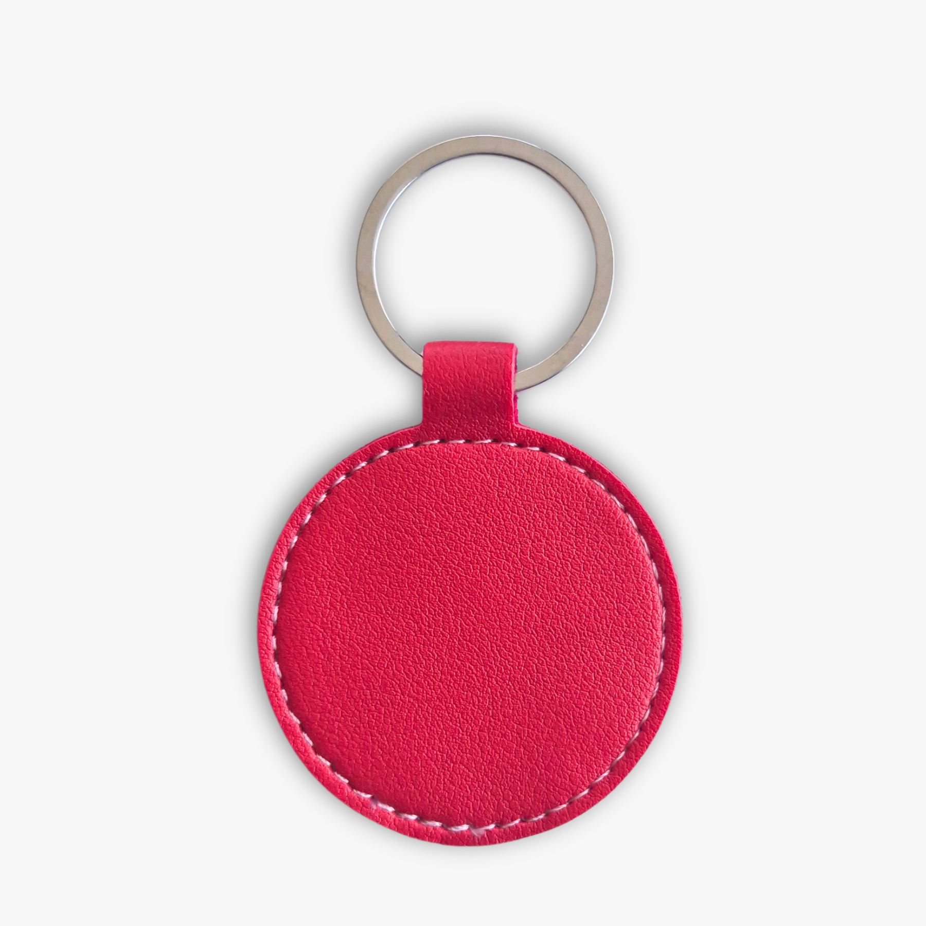 Faux Leather Keychain
