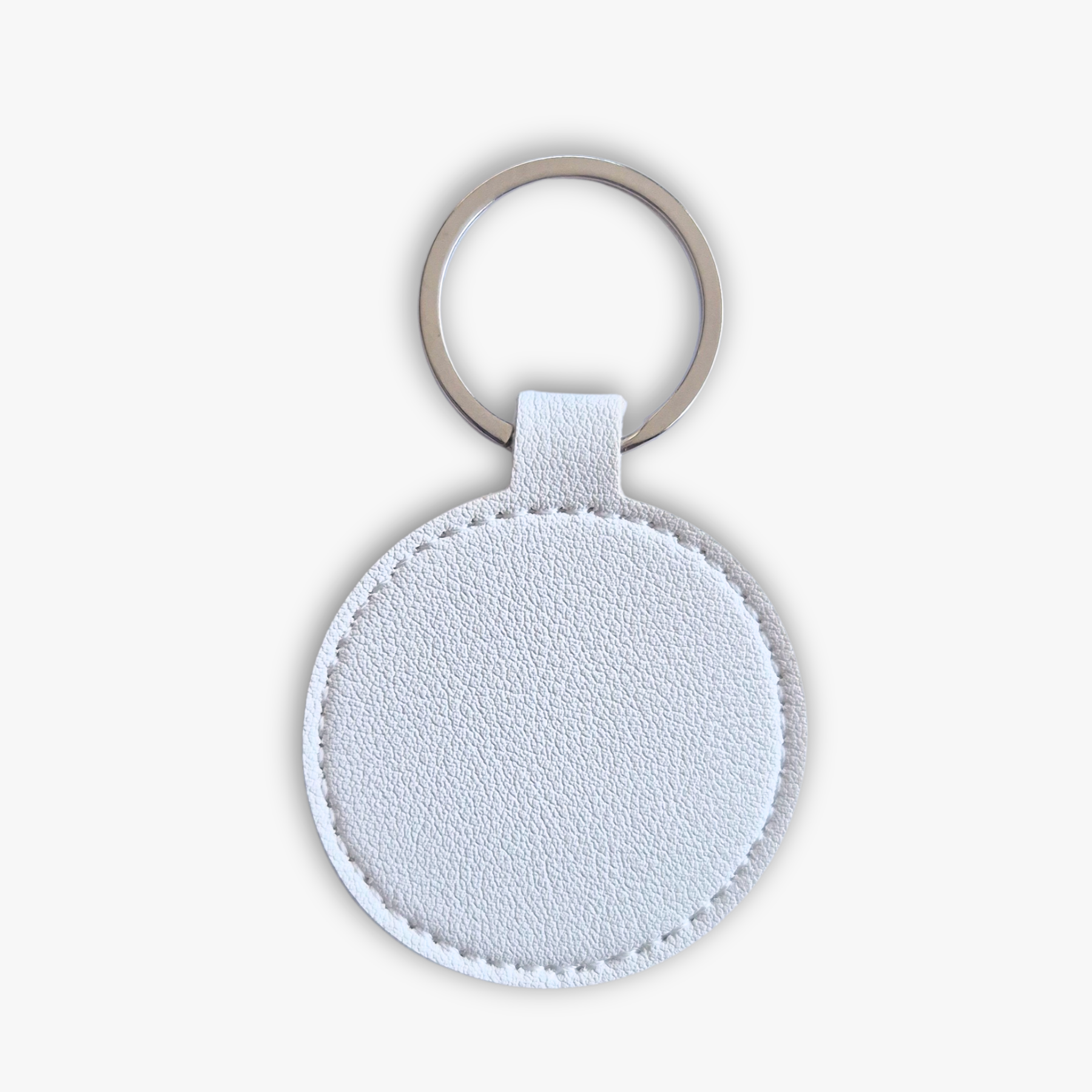 Faux Leather Keychain