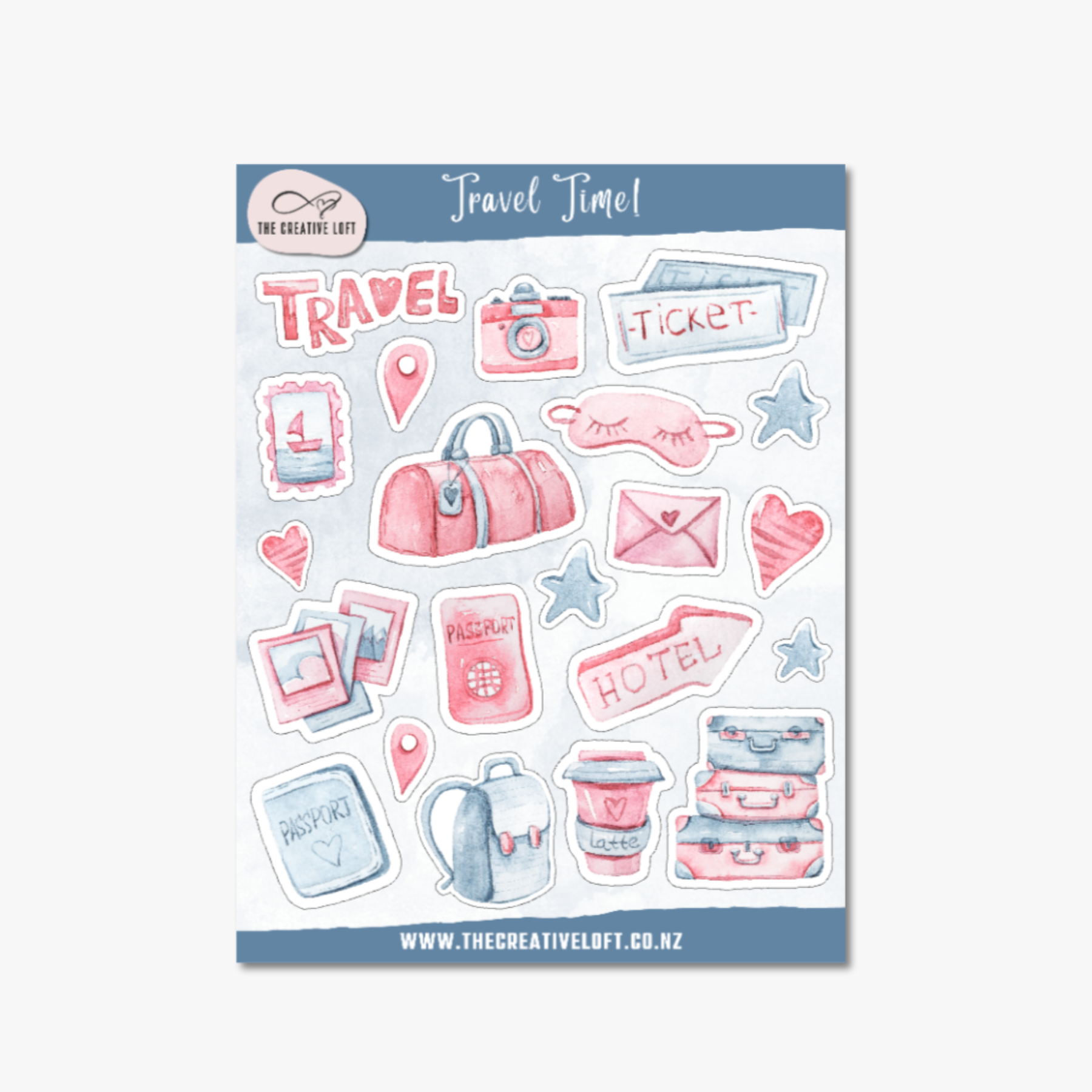 Sticker Sheet - Travel Time
