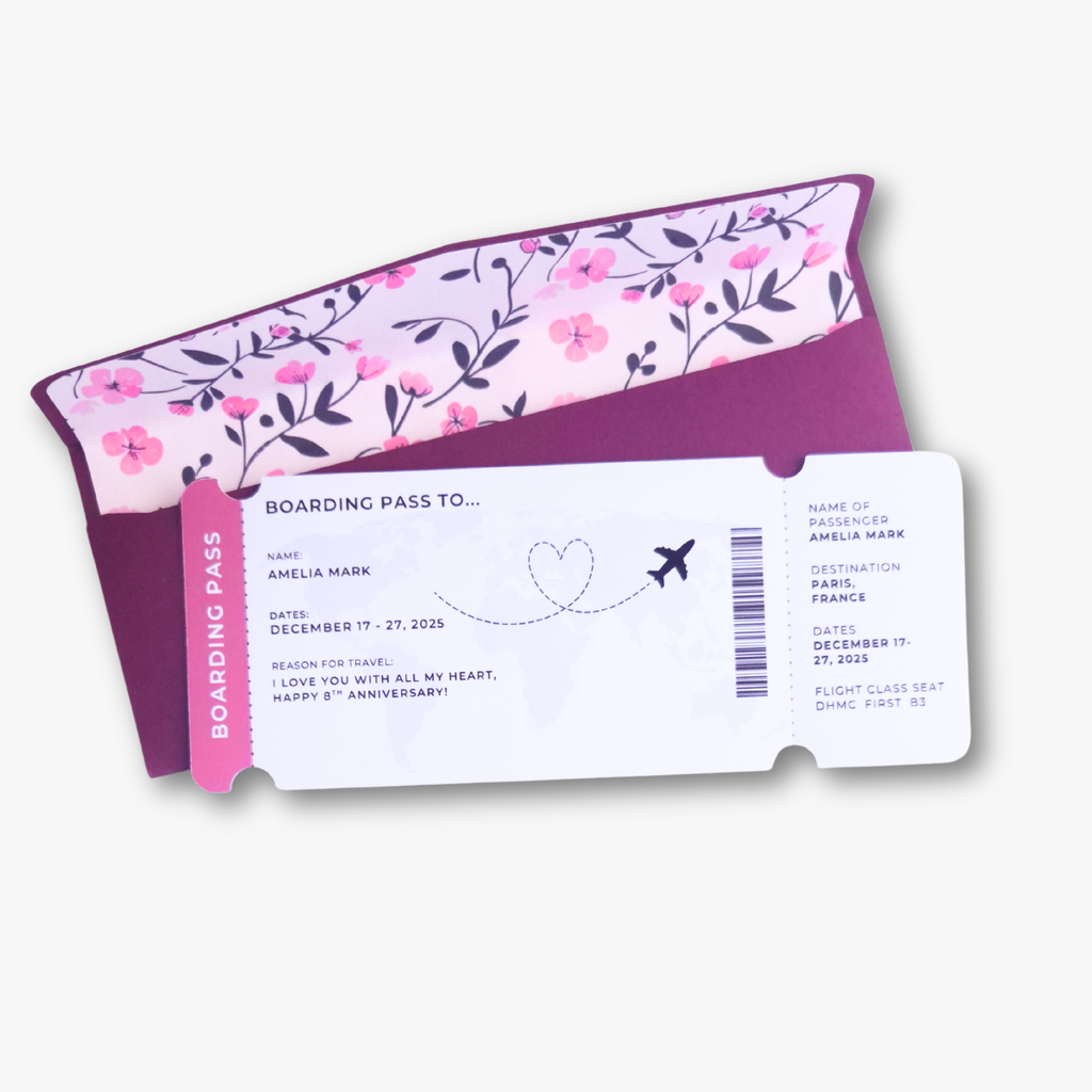 Personalised Boarding Pass