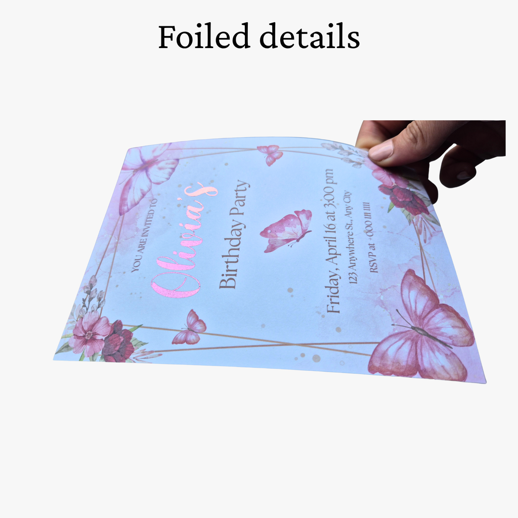 Birthday Invitations (Printed)