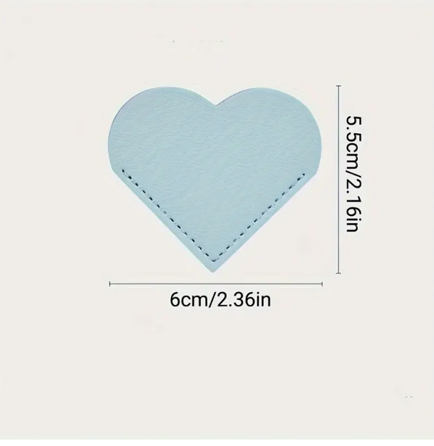 Faux Leather Corner Bookmark