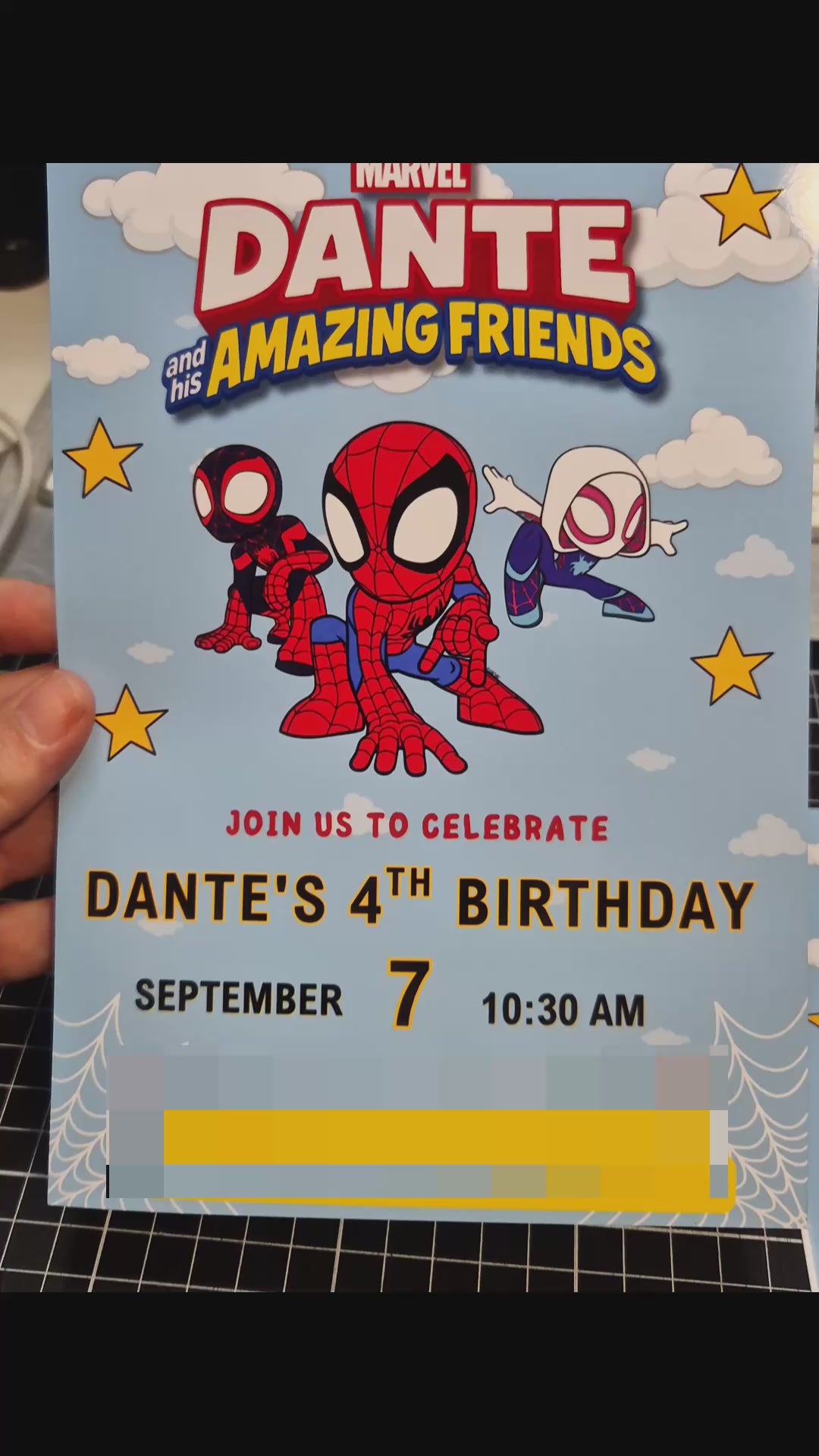 Birthday Invitations (Printed)